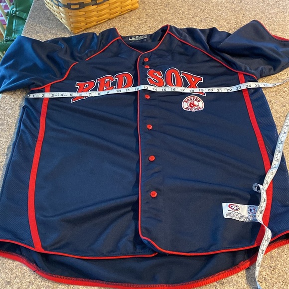 Vintage True Fan Boston Red Sox American Baseball Jersey XL Genuine Merchandise - Picture 8 of 17